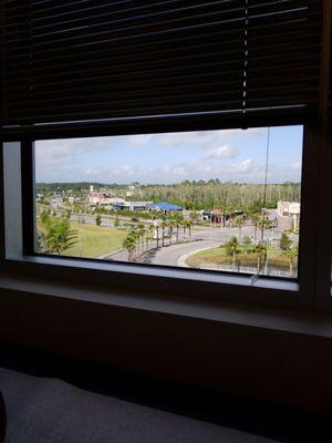 View from exam room