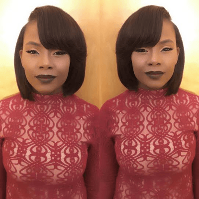 Partial Sew in with a bob hair cut