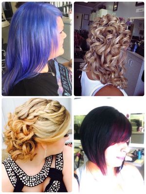 Hair color's and Hair updo's