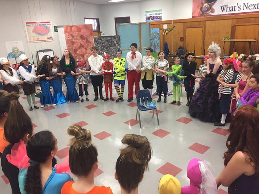 Backstage at The Little Mermaid