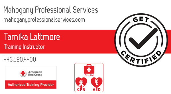 CPR Training Business Card