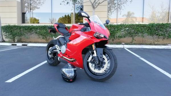 pristine, amazing ducati 959 panigale.  the only downside is that the headers under the seat get HOT.