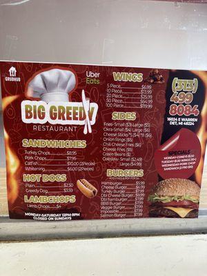 Big Greedy Eatery