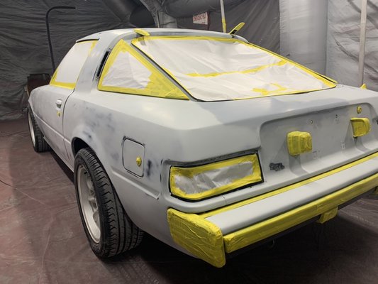 Professional paint and body work services. Complete restoration, color matching and paint correction available.