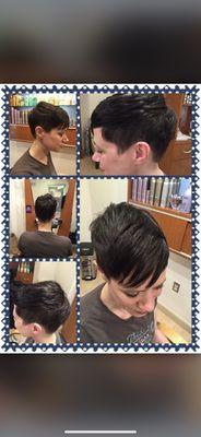 Modern pixie cut!