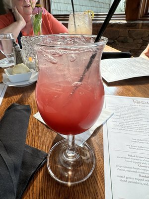 Strawberry Pomegranate Mocktail