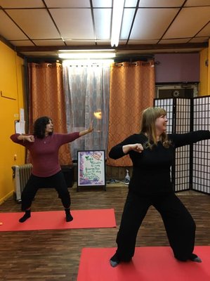 We offer classes in Yoga, Healing Martial Arts, Tai Chi and Power Ki gong Classes