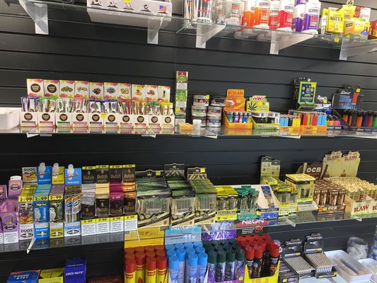 Wraps, cigarillos, raw, Cones, lighter, hookah, detox, cbd prerolls/ flower, etc...