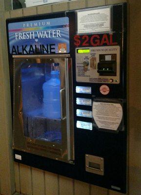 Alkaline water vending machine