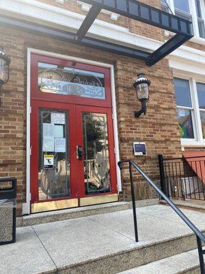 Front door at 1638 R Street NW