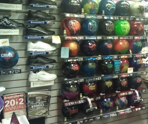 Balls on the wall. Did we mention we have shoes as well?