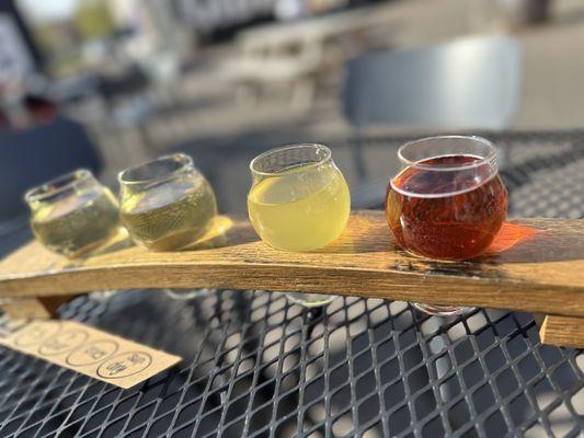 Cider Flight $14