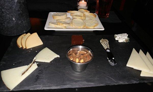 Cheese plate. Delicious.