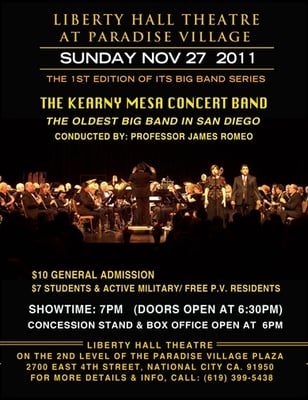 The Kearny Mesa Concert Band Concert - November 27, 2011