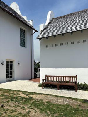 Bench at the post office