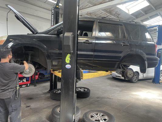 Not only do we specialize in European 
 and hybrid cars , we also work on import and domestic vehicles.