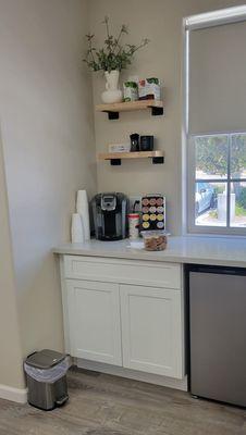 Updated coffee station...