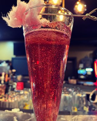 Cotton candy Kir Royal