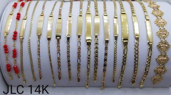 14K Gold Bracelets for kids.