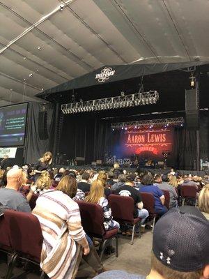 Band Stage in the field house