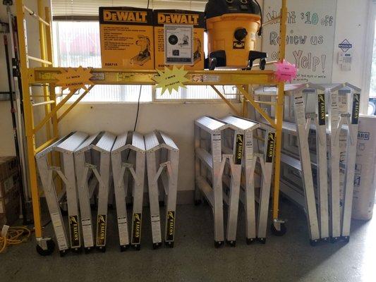 Drywall Benches, Dewalt Chop Saw