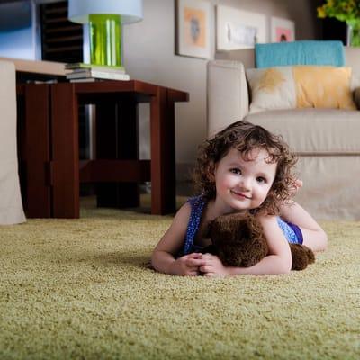 She will love crawling around on your newly cleaned carpet.