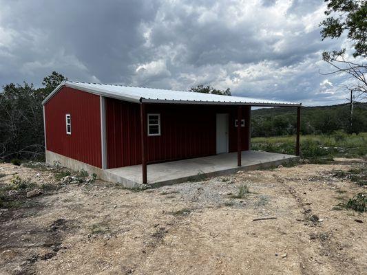 Garage barndominium metal building shop