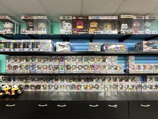 Funko Pops (this isn't even a quarter of their collection)! They have sooo many