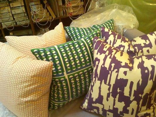 Pillows in Fun Colors can Brighten up Any Room or Sofa