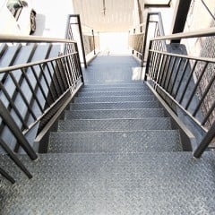 Steel stairs done by UMG Steel Inc