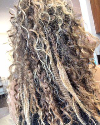 Braids, Curls and Balayage