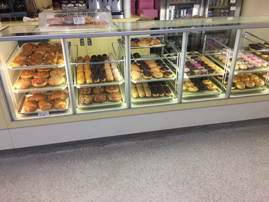 Nice and fresh selection of donuts at Best Donuts in Simi Valley!