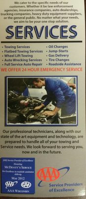 Full service repairs