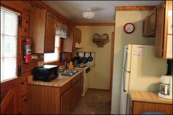 All Cabins Have Fully Equipped Kitchens