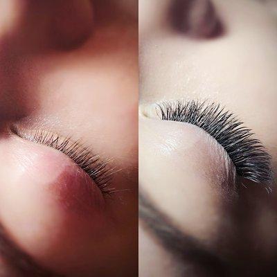 Silk Set of Eyelash Extensions. Nice and soft.