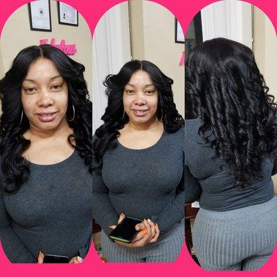 Closure sewin weave