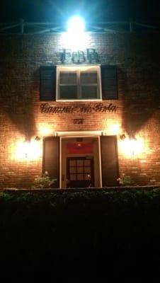 Gamma Phi Beta sorority house front entrance