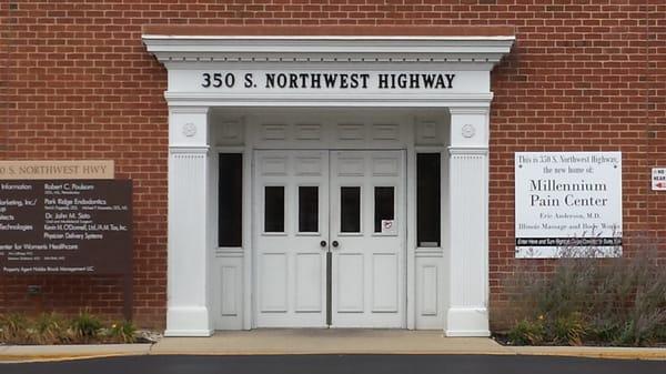 Entrance to Building from back Parking Lot /Petrina S