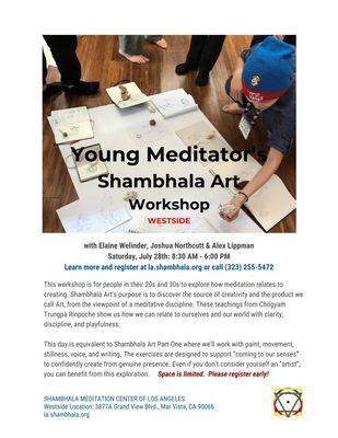 We'll offer another young meditator Shambhala Art workshop at some point!