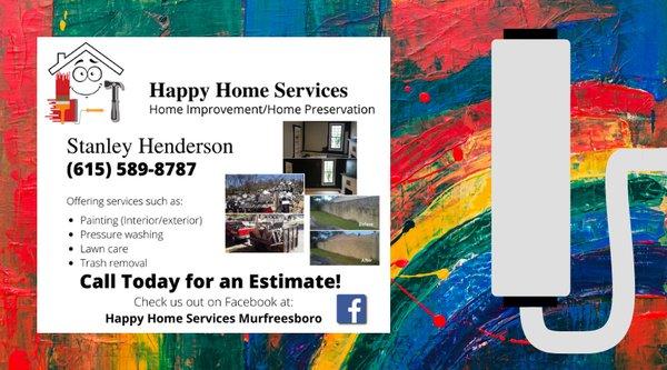 Hire the Happy Painters at Happy Home Services