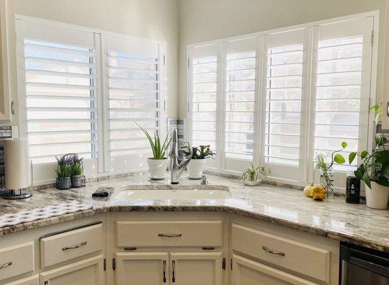 Kitchen composite shutters