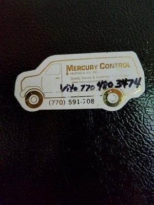 Mercury Control Heating & Air