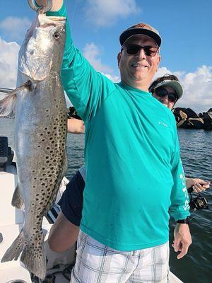 Huge sea trout.