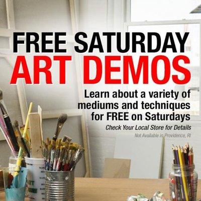 Saturday mornings 10 a.m. - 2 p.m. Check out our face book page for a demo schedule.