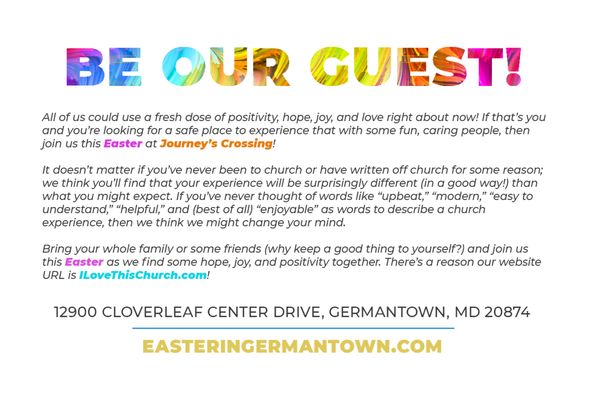 Easter Invite info!