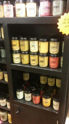 Candles in a variety of fragrances.