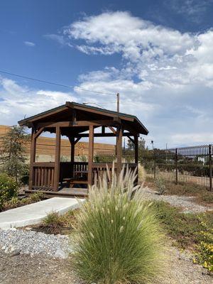 Employee gazebo.