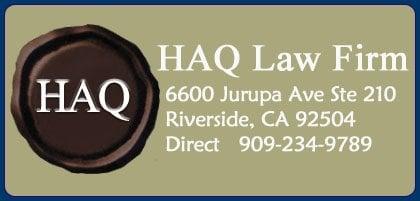 HAQ Law Firm EXCLUSIVELY practices Family Law matters including divorce, child custody, support, visitation, and other issues.