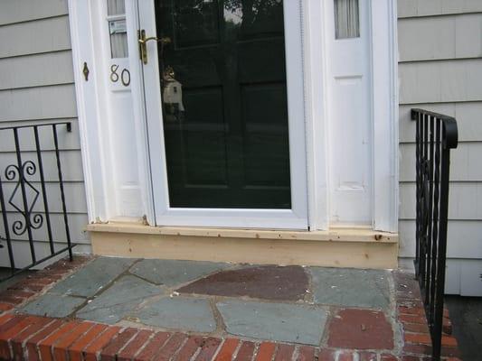 Beautiful repair and new Threshold.