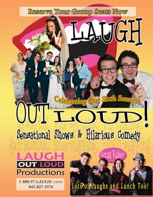 Reserve your tickets online!  Go to www.LaughOutLoudNY.com